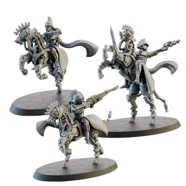 Kit Martian Equestrians Ghamak cavaliers en résine haute densité