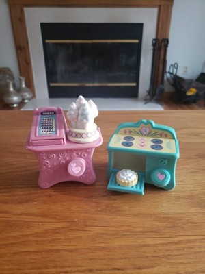 My Little Pony MLP Cotton Candy Ice Cream Cafe Store Stove Cake Cash Register