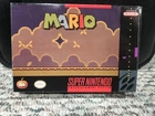 SNES Super Nintendo MARIO CIB #10 of 15 Nintendoage with poster
