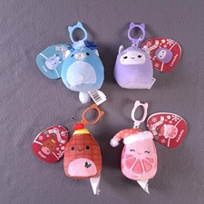 Squishmallows Backpack Clip On 3.5" Plush Mini Size Lot of 4 Jazwares