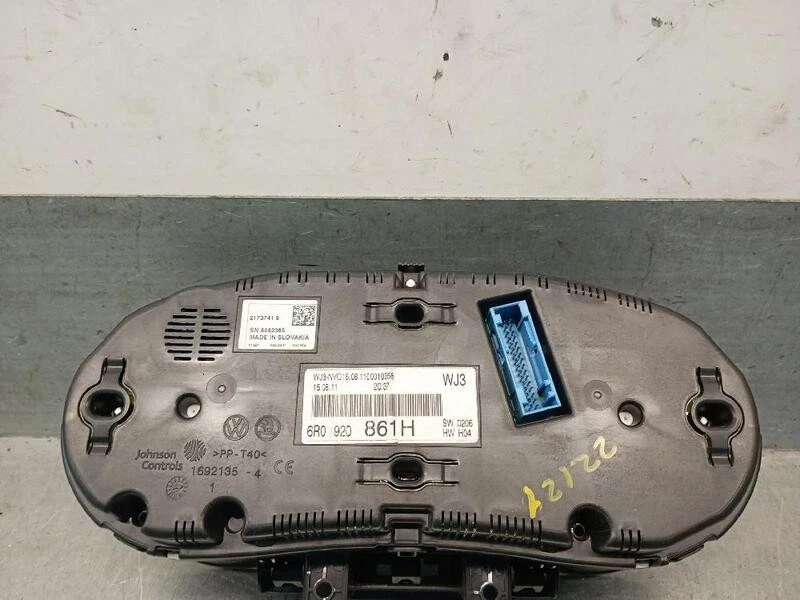 6R0920861H meter dashboard for Volkswagen Polo V (6R1 6C1) 5397593 - Image 3 of 4