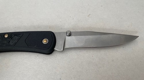 Buck 110USA Lockback Folding Pocket Knife Slim Select Plain Blade Black Handle.- - Picture 5 of 9