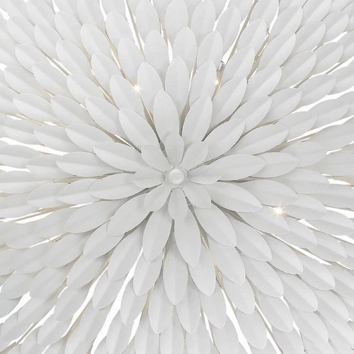 Crystorama Broche 24 1/2" Wide Matte White Ceiling Light - Picture 4 of 5