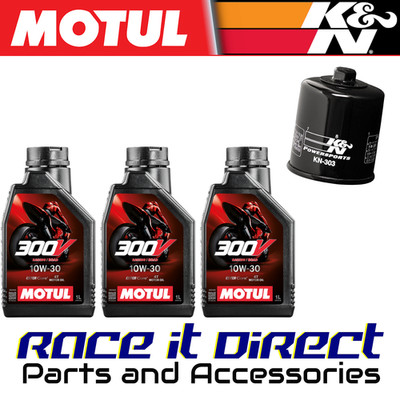 Öl und Filter für Kawasaki ER400 DKF,DLF 2019-2020 MOTUL 300V & K&N