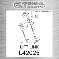 L42025 Lift Link Fits John Deere (surplus Open Box)