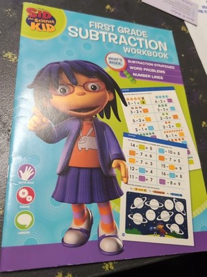 First Grade Subtraction Workbook - Sid The Science Kid