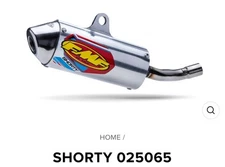 NEW/DAMAGED PACKAGING FMF Short Silencer #025065 KTM & HUSQ 85-105