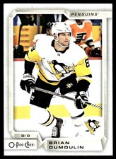 2018-19 O-Pee-Chee #411 Brian Dumoulin Pittsburgh Penguins Hockey Card