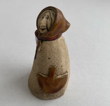 Vintage GILL TILLEY Welsh Art Potter Candle Snuffer Art Pottery Handmade