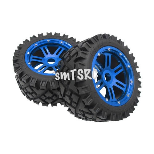 Rear Complete Tire 2pcs All Terrain 170*80mm For 1/5 HPI RV KM Baja 5B SS 2.0 - Picture 2 of 42