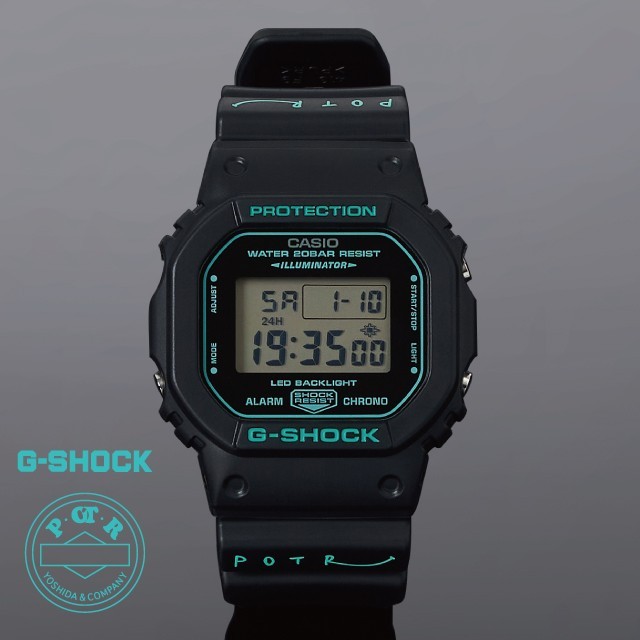 G-SHOCK × PORTER DW-5600 CASIO G-SHOCK x PORTER collaboration DW-5600 Black Unisex NEW