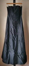 Black Wedding JESSICA MCCLINTOCK FOR GUNNE SAX A-Line Scoop Dress Gown SZ 11