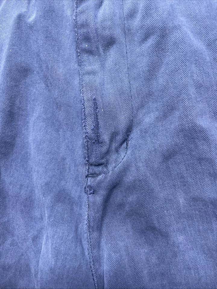 Pantalones Cortos Denim Vintage Años 90 Route 66 Beige Para Hombre Calce Relajado Tiro Alto Utilidad 33 Foto 4 de 4