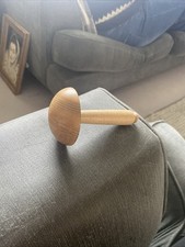   Wooden Darning Toadstool Mushroom Sock Darner Sewing Tool