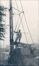 1978 Fall City Jerry Gaines Well Drilling Heavy Equipment 8X10 Vintage Photo