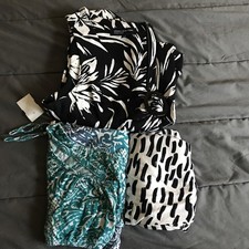 Bundle of Womens (2) Summer Tops Size 12 Various Brands + (1) Dress