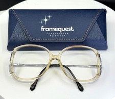 VTG UNBRANDED Butterfly Clear Silver Womens Glam Full Rim Eyeglasses FRAMES ONLY