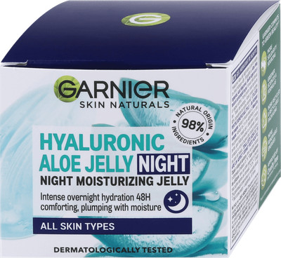 GARNIER SKIN NATURALS HYALURONIC ALOE JELLY nightly hydrating face gel, 50 ml