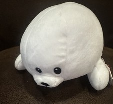 Baby TY - TINY the White Seal (Medium Size 10 inch) Plush Stuffed Toy WT EUC