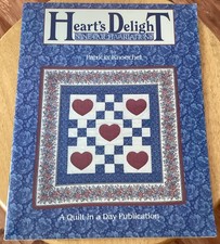 Heart's Delight Nine Patch Quilt Patterns Booklet - Patricia Knoechel - 1991 *