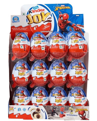 24 pc Kinder Joy Spiderman surprise eggs 2026 NEW