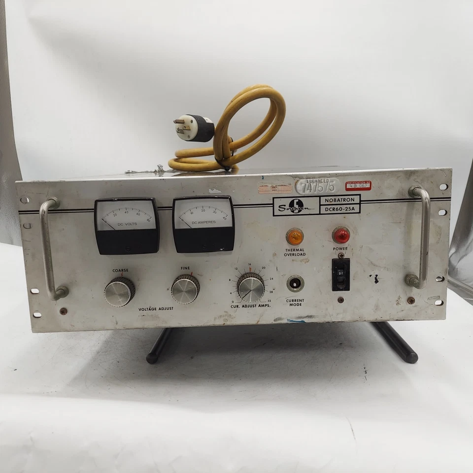 CONTROLADOR RAYTHEON SORENSEN DCR60-25A NOBATRON Foto 2 de 4