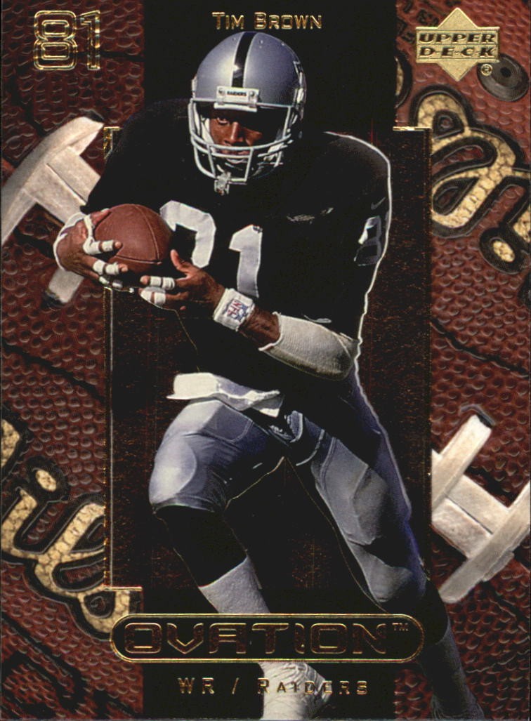 1999 Upper Deck Ovation #42 Tim Brown - FB