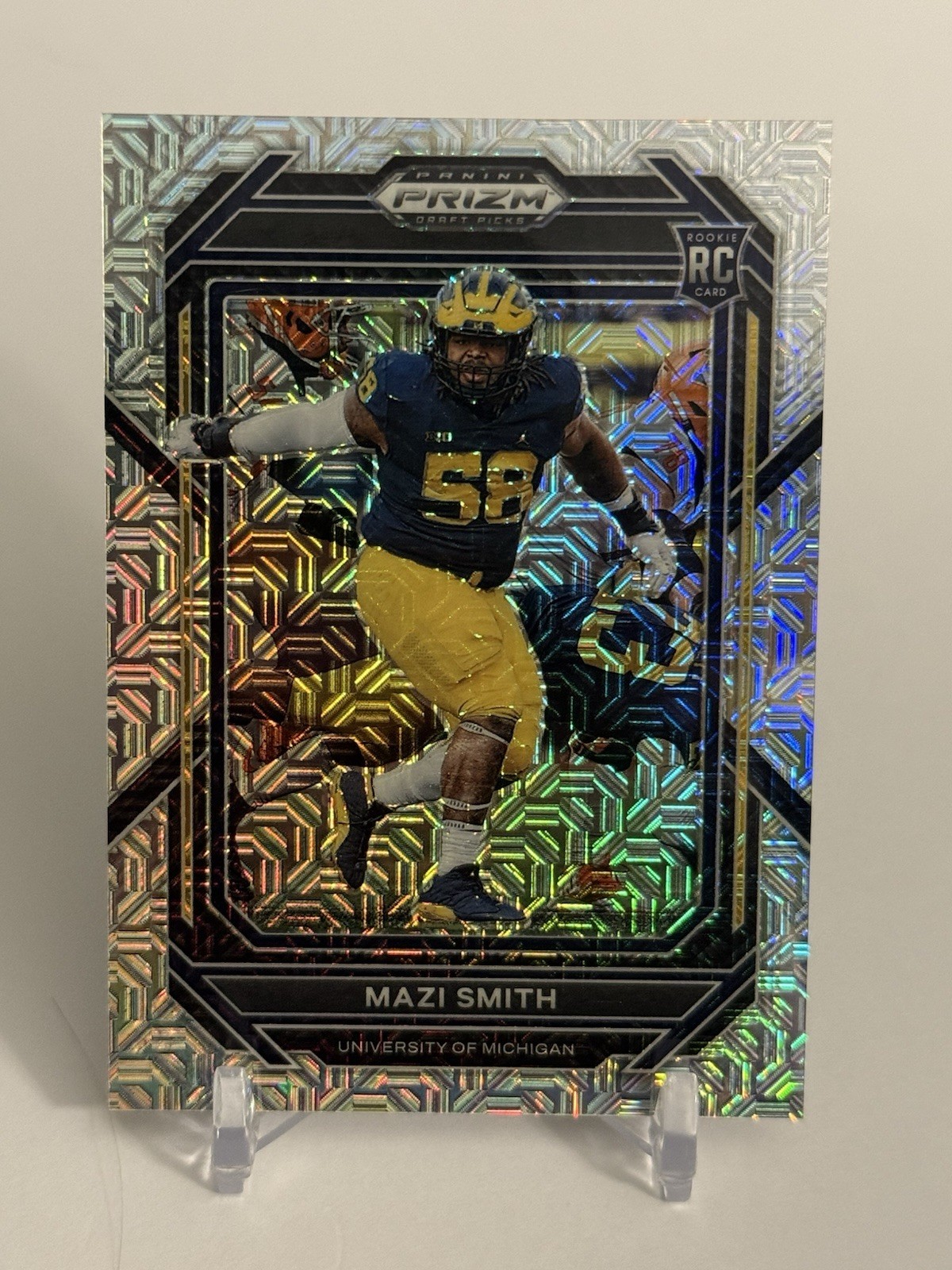 Mazi Smith Panini Prizm Draft Picks #187 Mojo