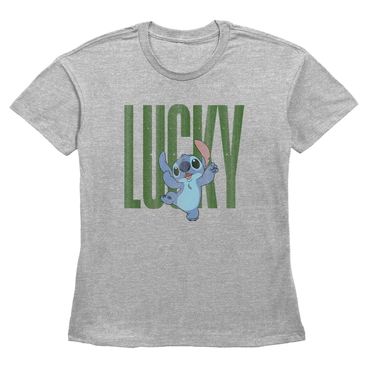 Lilo And Stitch Lilo & Stitch Ohana Means Family Donna Top Bianco XXL 100 Cotone Regular 104667132