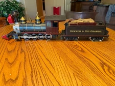 Delton Locomotive Works G Scale C-16 Locomotive & Tender, Excellent