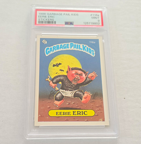 Eerie ERIC #116a 1986 Garbage Pail Kids card