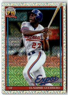 2026  Topps  Chrome 75 Years MLB  No. 91C-9  Vladimir Guerrero  Mojo