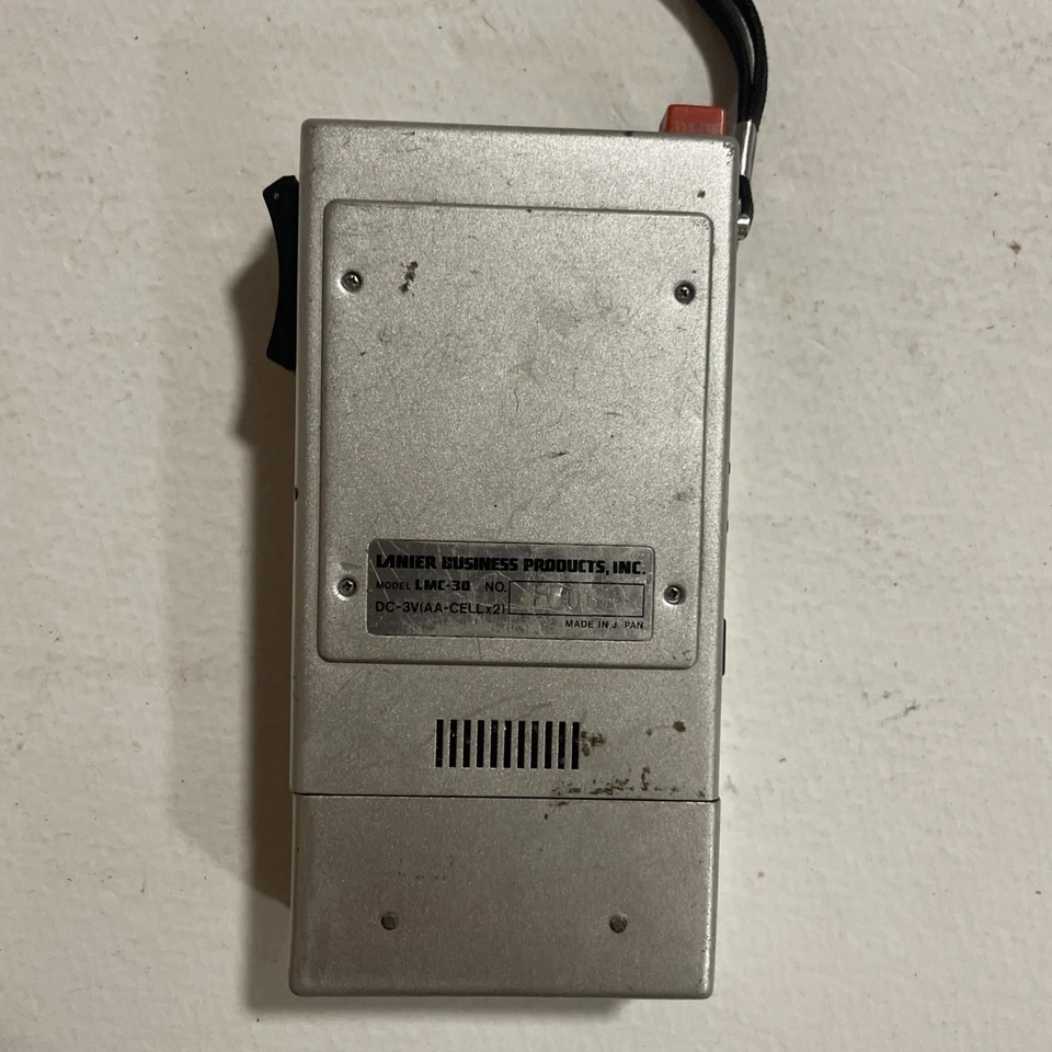 Lanier Vintage Dictation Machine Uses Micro Tapes. Working - Image 3 of 4
