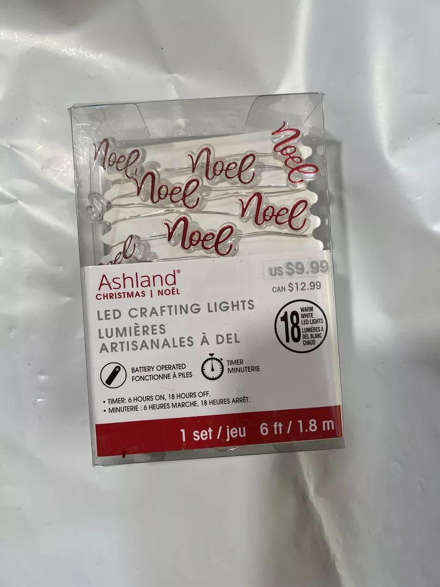 Ashland christmas noel led crafting lights deals