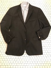 BOSS By HUGO BOSS Men’s Jacket Dark Grey 40R Made In USA Super 100 Wool Luxury