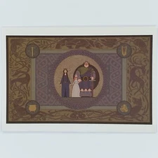 Brave Postcard Princess Merida Elinor Fergus Concept Disney Art of Pixar Triplet