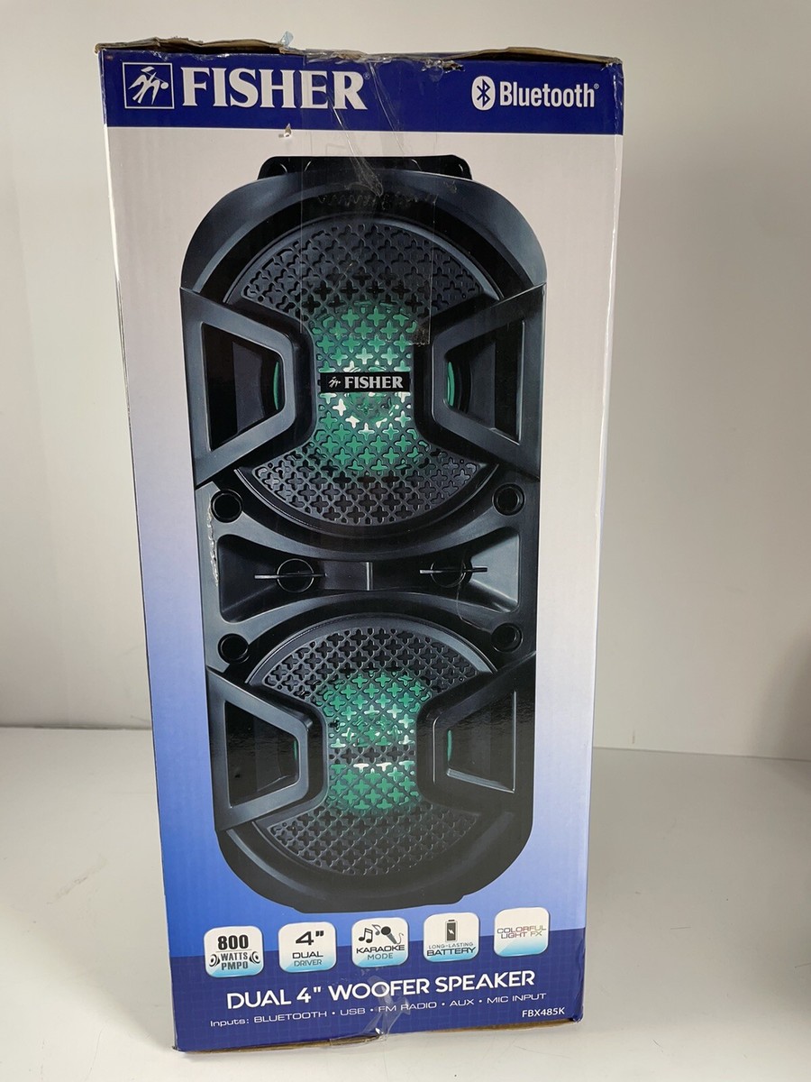 （48） bluetooth lautsprecher QFX BT-ZX10 Rugged Bluetooth Stereo Boombox Speaker