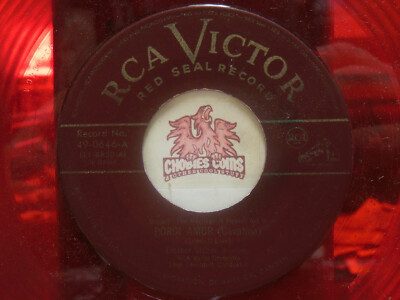 Red Vinyl! Eleanor Steber   Porgi Amor / Dove Sono, 45 RPM VG (26A)