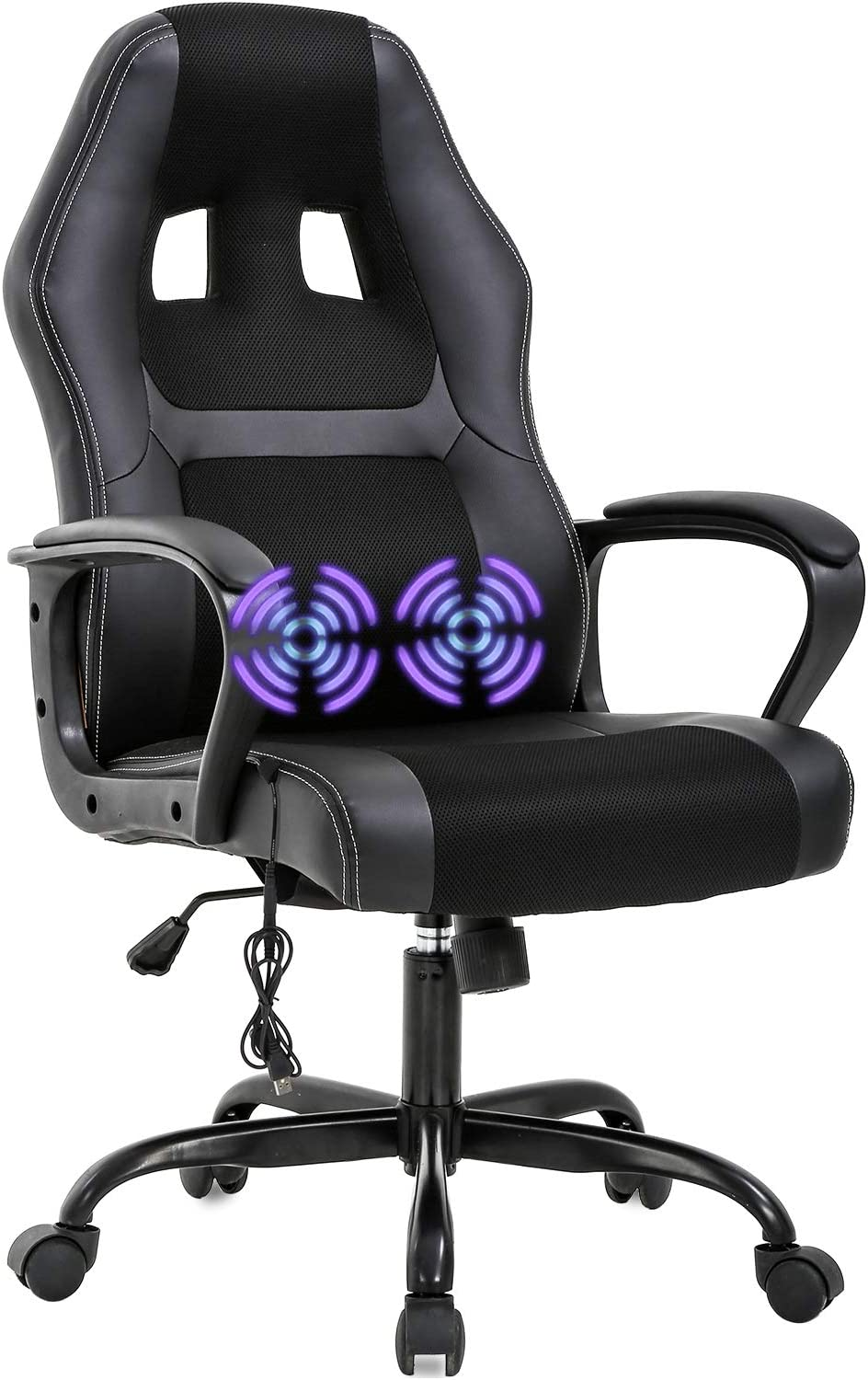 Computer Gaming Chair Seat Swivel Office Desk Seat n 360 degree rotation-image
