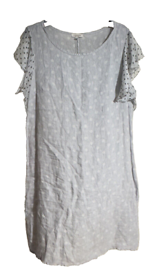 knee length dresses for ladies Marie Dress in White Linen – Louise New York main image 1