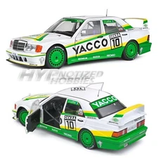SOLIDO 1:18 1991 MERCEDES-BENZ 190 EVO II #10 DIE-CAST WHITE S1801006
