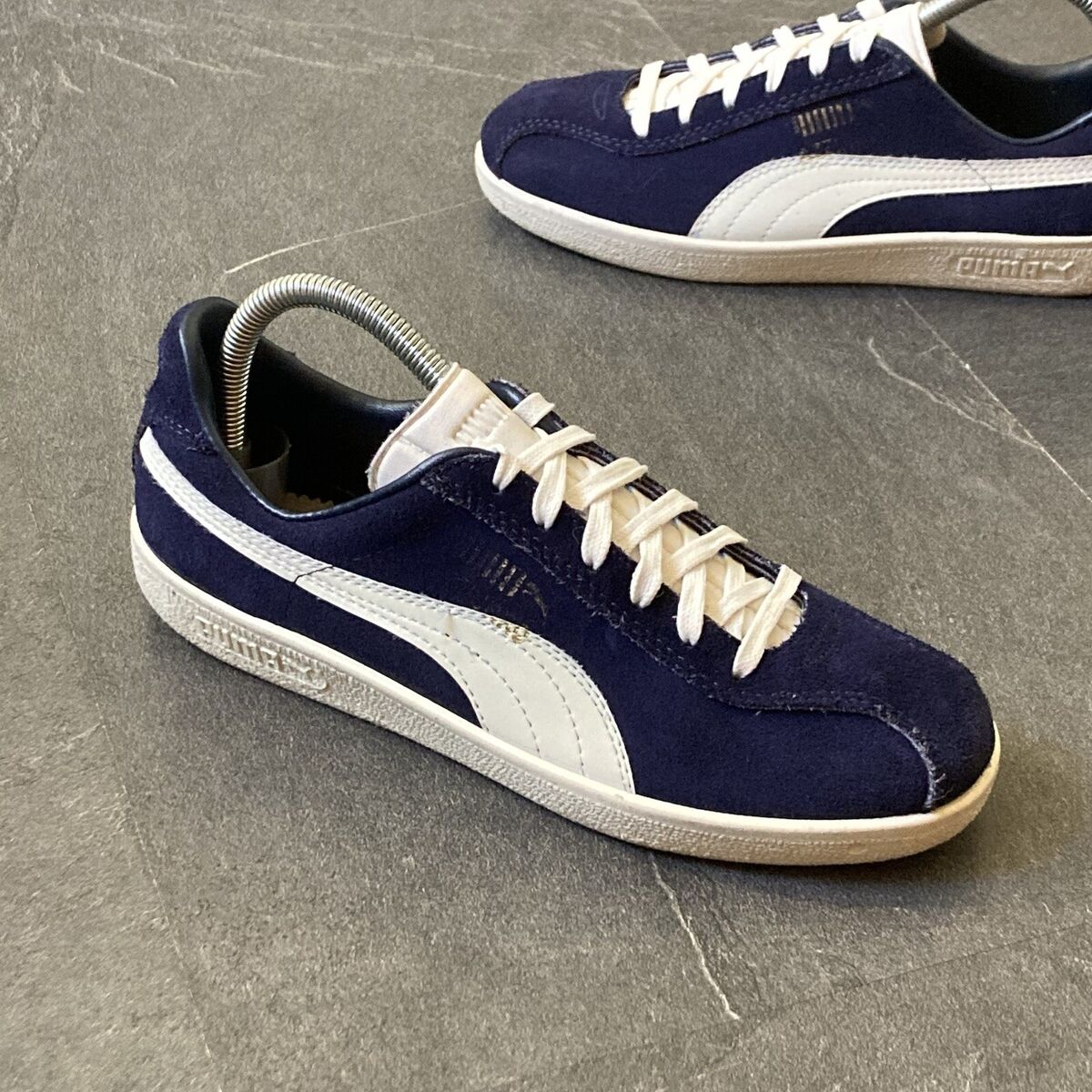 Vintage 1980s PUMA Azzurro UK5.5 Made In Italy OG Rare Blue Vintage 1980s PUMA Azzurro UK5.5 Made In Italy OG Rare Blue