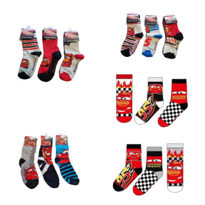    3er Pack Jungen Kindersocken Cars Gr. 23/26 27/30 31/34   