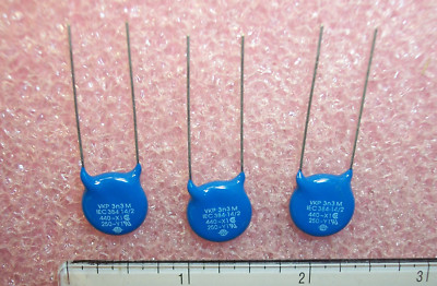 QTY(500) 3300pf 250Vac Y1 440Vac X1 20% AC CERAMIC DISC CAPACITORS VKP332MCQDFOK
