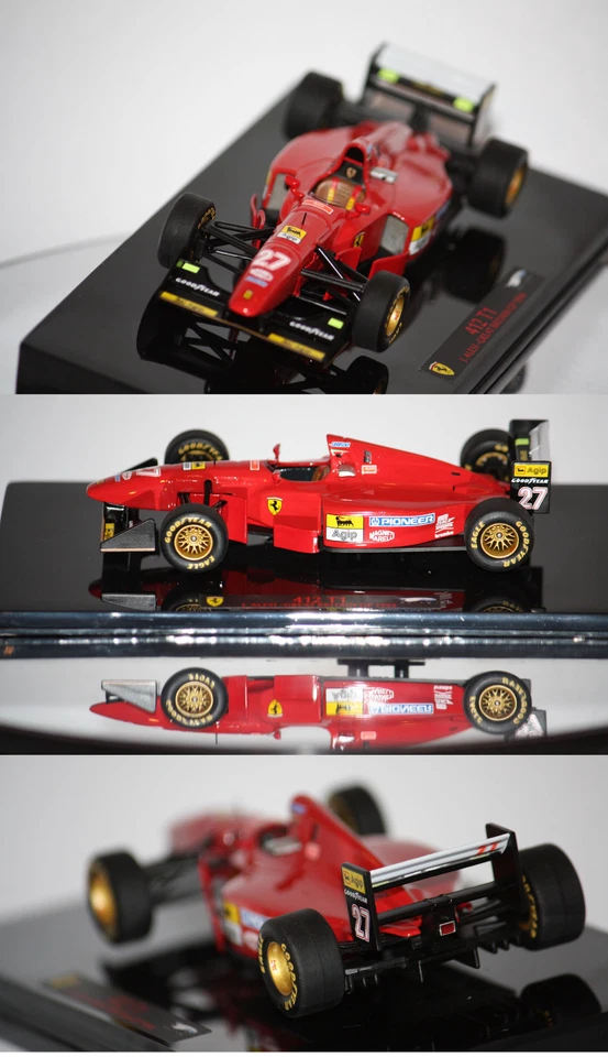 Hotwheels Elite F1 Ferrari 412 T1 J. Alesi 1994 1/43 T6284 - Photo 1/1