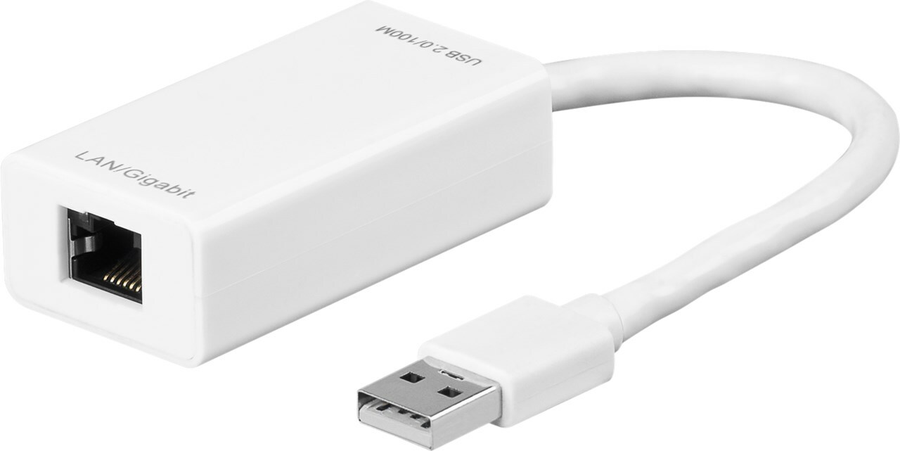 Thumbnail - Usb 2.0 Fast Ethernet Netzwerkkonverter Pc/mac Mit Usb An Ein Ethernet