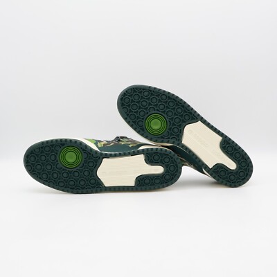ID4771 BAPE adidas Forum 84 Low 30th Anniversary Green Camo (Men's