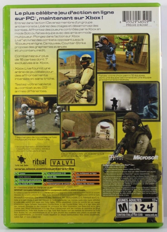 Counter-Strike (Microsoft Xbox, 2003) CIB - Image 2 of 4