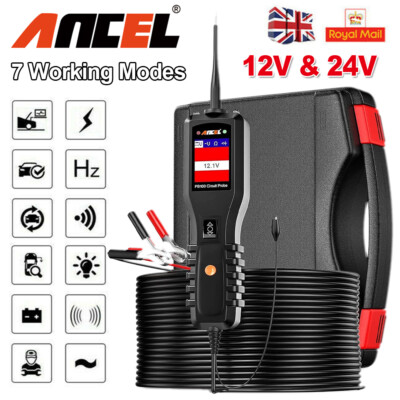 12V-24V Power Circuit Probe Kit Automotive Circuit Tester Fuel Injector Test