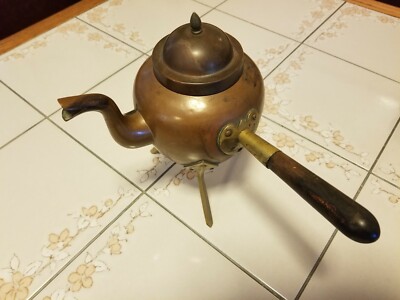 Grillby Metallfabrik Swedish Tea Set from 1800's Antique Copper